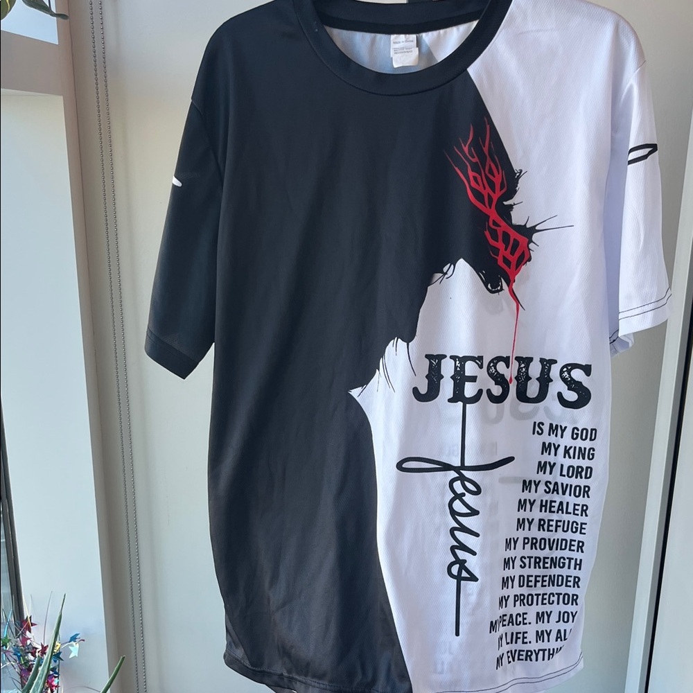Black and White Graphic T-Shirt
